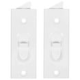 thumbnail image 1 of BESTOYARD 1Pair Plastic Window Tilt Latch Pairs White Snap in Window Latch Locks for Easy Adjustment, 1 of 1