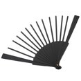 thumbnail image 1 of BESTOYARD Foldable Plastic Black Fan Skeleton for DIY Hand Fan Crafting, 1 of 1