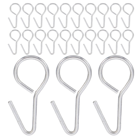 BESTOYARD 50Pcs Boat Seat Hook Steel Hooks For Securing Car Seat Covers