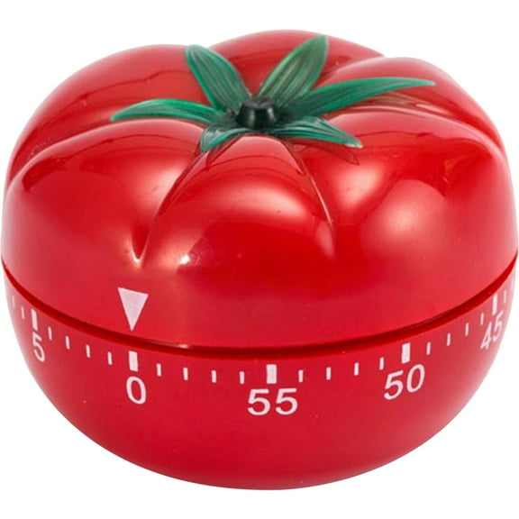 BESTOYARD Kitchen Countdown Timer Tomato Shape Timer Plastic Time Reminder 1Set