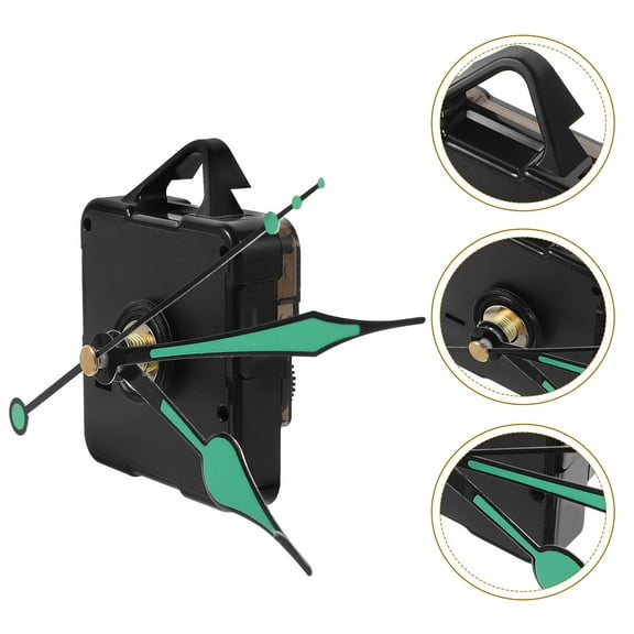BESTOYARD Precision Black Clock Movement Simple Replacement for Various Clock Frames