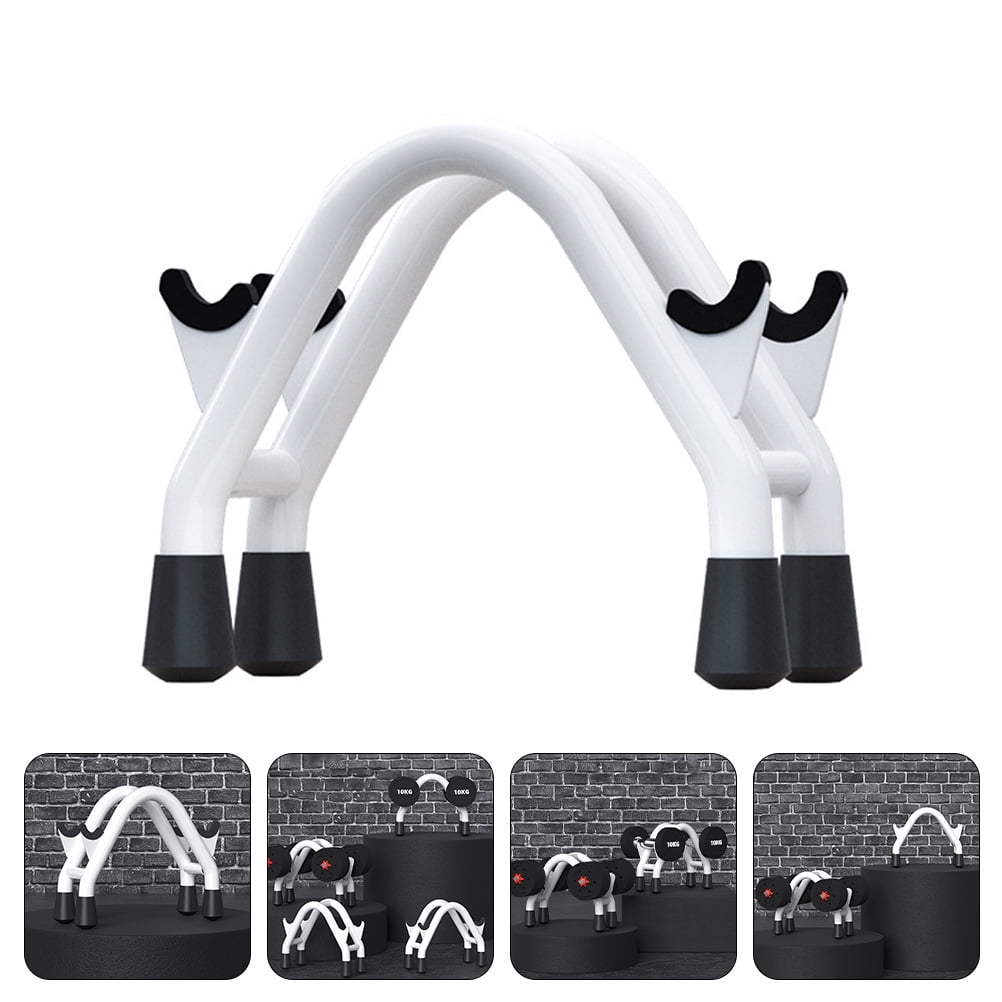 BESTOYARD Household Dumbbell Rack White Wear Resistant Storage Stand for Home Workout Equipment