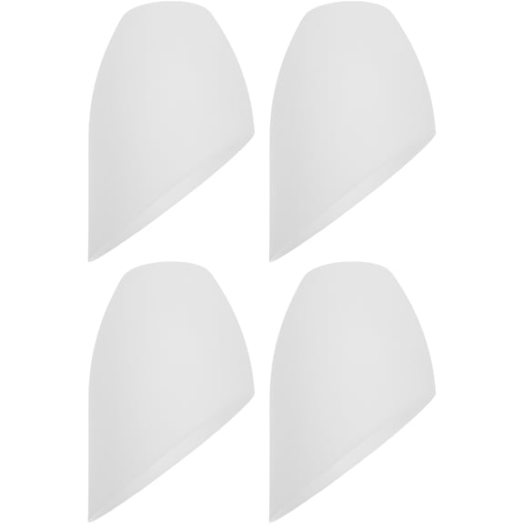 BESTOYARD 4Pcs White Plastic Lamp Shade Simple Light Shell Cover for Home Ceiling and Wall Light