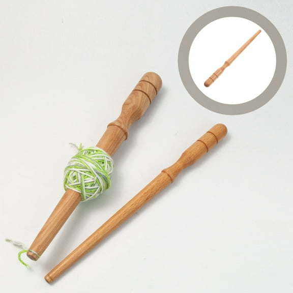 BESTOYARD Wooden Yarn Ball Winder Light Brown Yarn Winding Tool for Home Supplies