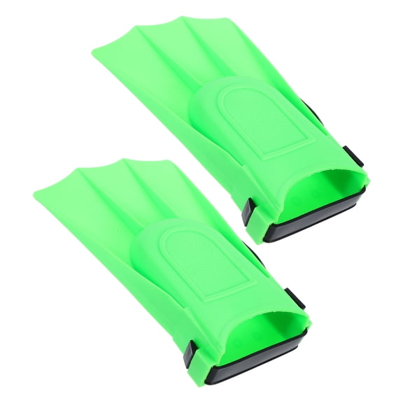 BESTOYARD Flippers for Beginners Swimming Green Adjustable Strap 1Pack