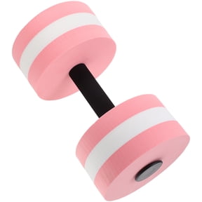 BESTOYARD 1Pc Eva Pink Aquatic Exercise Barbell for Water Resistance Training