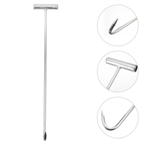 BESTOYARD Manhole Hook Metal Hook Iron 1 Pcs