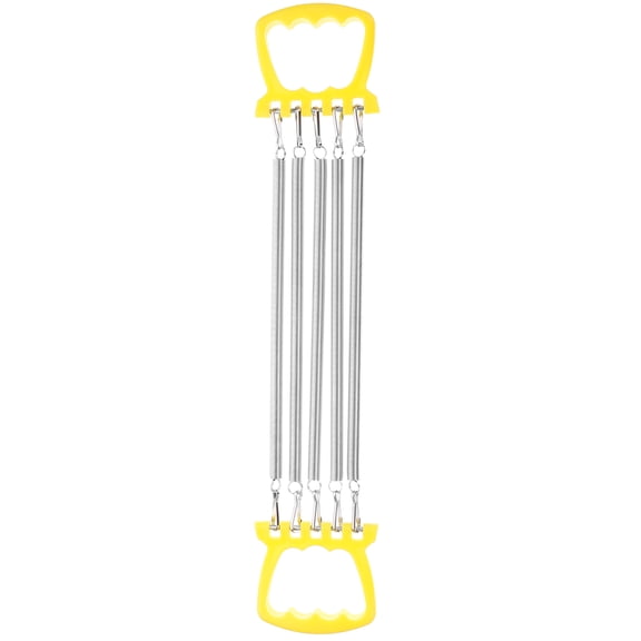 BESTOYARD Yellow Spring Steel Chest Exerciser for Fitness, Durable and Lightweight