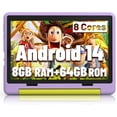 thumbnail image 1 of BESTSKI Android 14 10inch Kids Tablet with Protective Case,Octa-Core,8GB RAM+64GB Rom(1TB Expandable)Dual Camera,Parental Control,Pre-Intalled KIDOZ,Great Gift for Toddler-Purple, 1 of 8