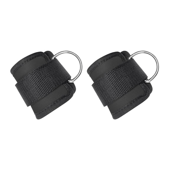 BESTSKY 1 Pair Ankle Strap for Cable Machines, Gym Workout Kickback Cuffs, Leg Glute Cable Attachment Straps for Leg Extension, Hip , Body Exercises Single None Grid