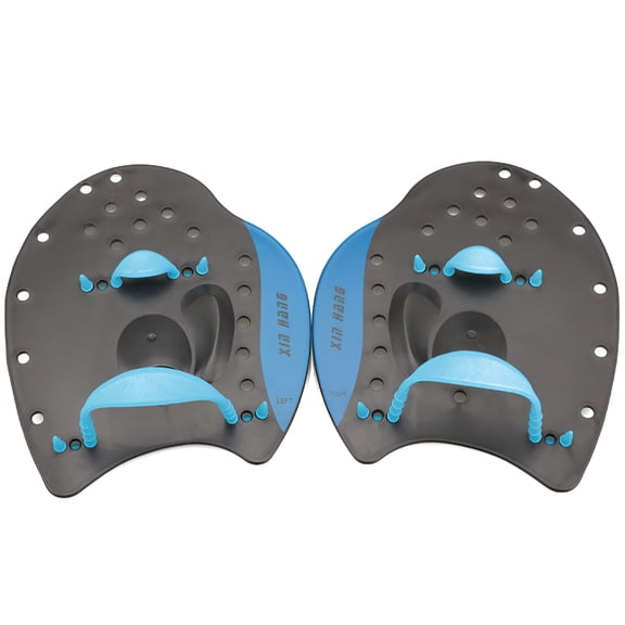 BESTSKY 1 Pair Swim Paddle Hand Paddles for Training Swimming Beginners Adults Kids Size S (Blue)