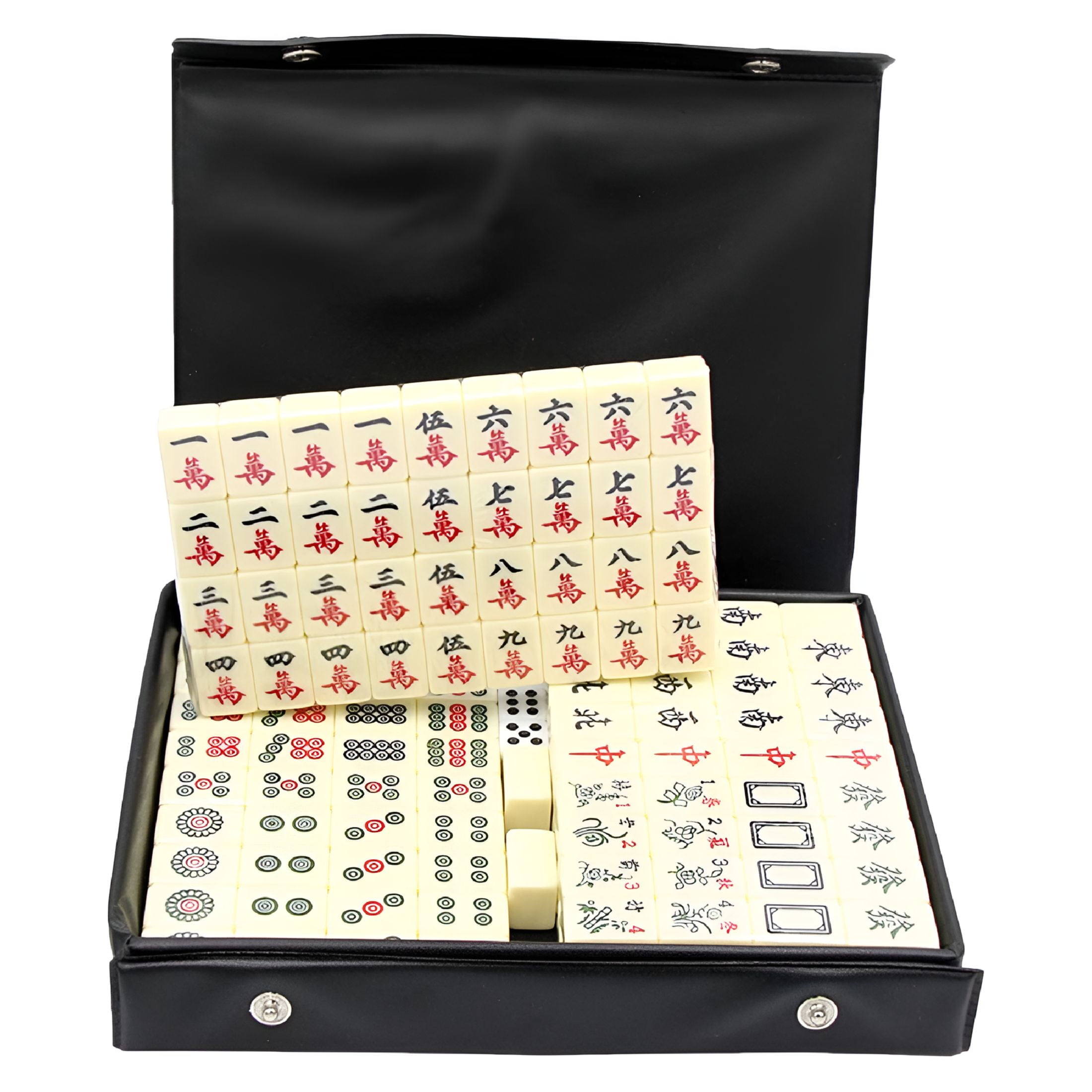 BESTSKY 1 Set Travel Small Mahjong Traditional Chinese Version Game