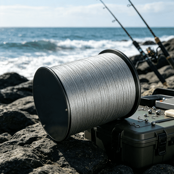BESTSKY 100% Pe Grey Braided Fishing Line 109Yards-2187Yards 6-550Lb Test Fishing Line Braid Fishing Wire Fishing String-Abrasion Resistant Incredible Superline