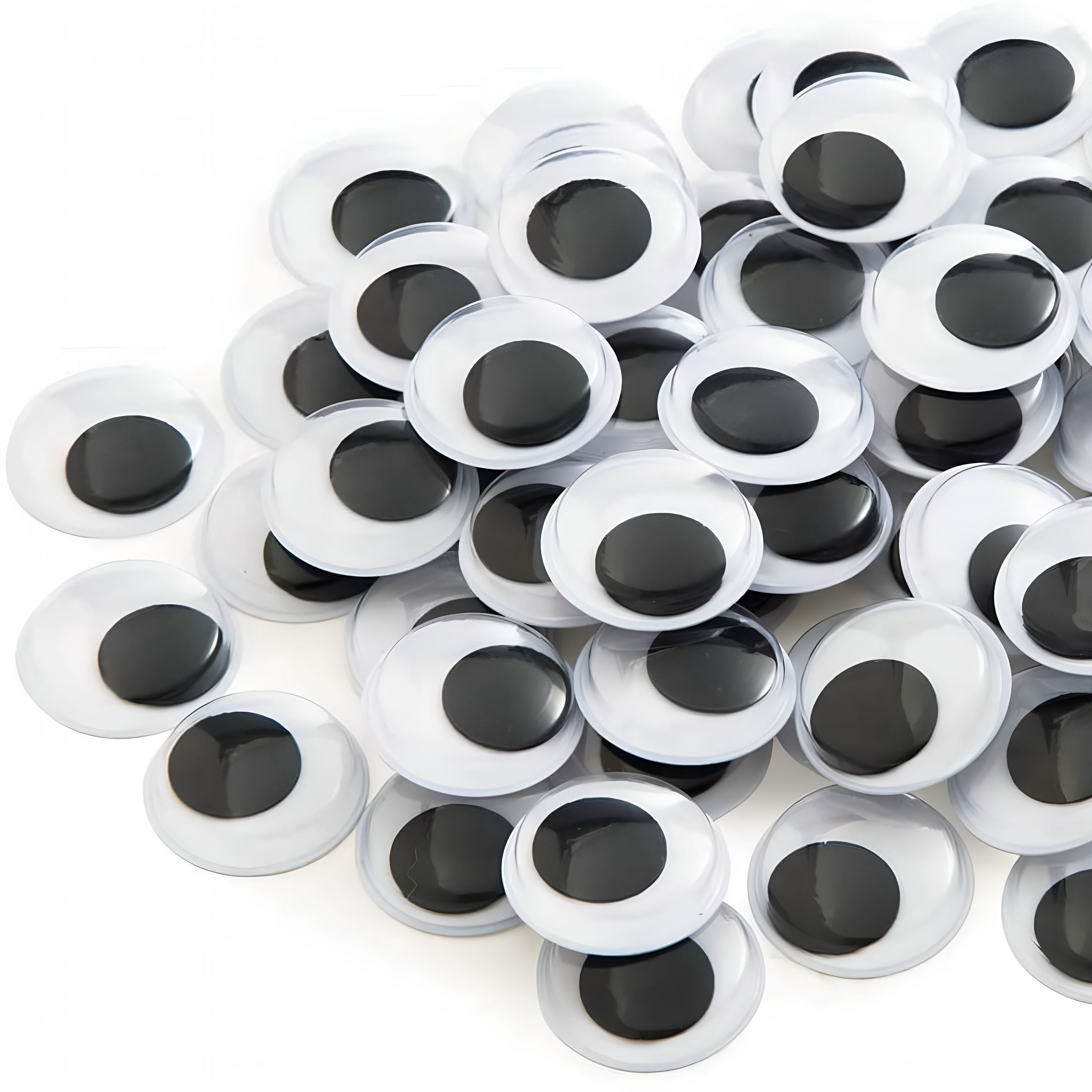 Googie Triangles BESTSKY 100 Pieces 30Mm Black Wiggle Googly Eyes with Self-Adhesive,Big ...