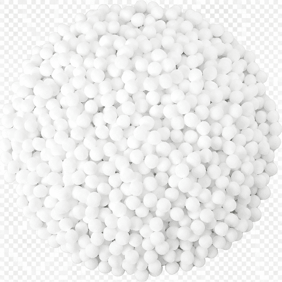 BESTSKY 1000Pcs Christmas White Pom Poms for Crafts Winter Puff Pompoms 1Cm Mini Size,White Puff Balls,Diy Crafts Making,Handmade Projects,Easter Party Supplies Decorations