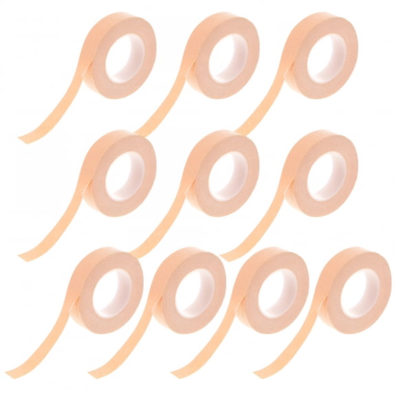 BESTSKY 10Pcs Finger Tape Chinese Zither Finger Adhesive Tape Tearable Silk Finger Tape (Skin Color)