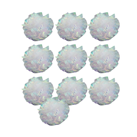 BESTSKY 10Pcs Funny Candy Color Paper Ball Cat Kitten Toy Playing Pet Interactive Gift