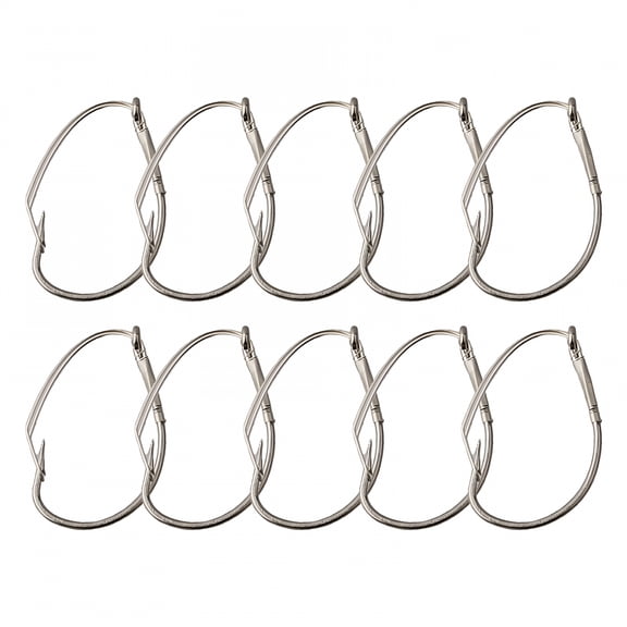 BESTSKY 10pcs/Box High Carbon Steel Wacky Rig Hooks Weedless Barbed Fishing Wide Gap Hook