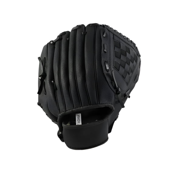 BESTSKY 11.5-Inch Softball Thicken Baseball Hand Glove for Outdoor Team Sports Adult Softball Glove (Black)