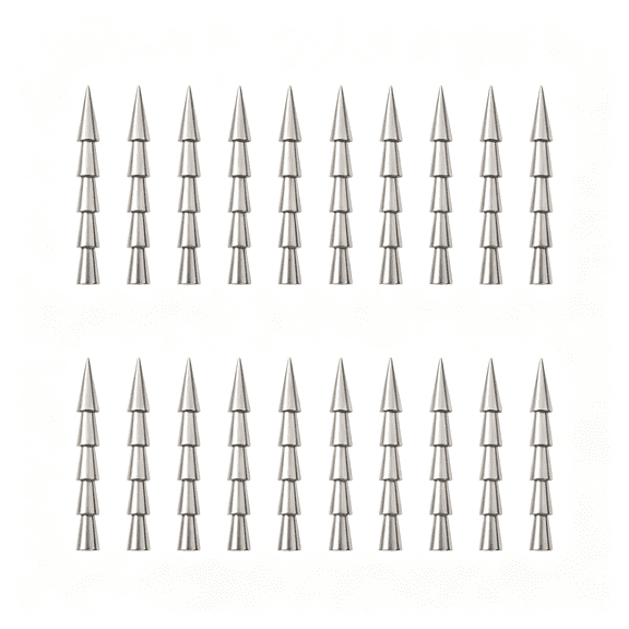 BESTSKY 12/20Pcs Tungsten Nail Weights for Neko Wacky Rig Fishing,Insert Pencil Worm Sinkers for Bass Fishing,Insert Pencil Worm Sinkers Nail Weights for Bass Fishing