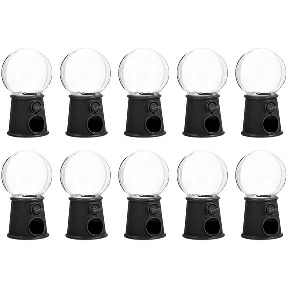 BESTSKY 12 Pcs Mini Machine Bubble Gum Cake Decoration Gumball Machines Toy Candy Dispenser Machine
