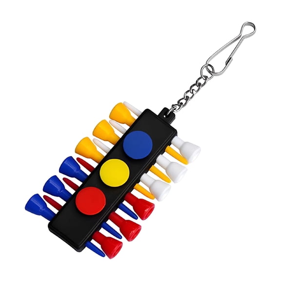BESTSKY 12X Golf Tee Ball Holder Space Saving Multipurpose for Beginners Exquisite Training Prop Tees Bracket Plastics Base