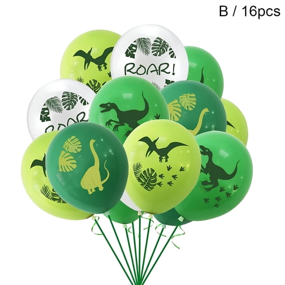 BESTSKY 2026 New 12Inch Dinosaur Latex Balloon Set Kids Favors Dinosaur Theme Jungle Birthday Party Decoration for Birthday,Party,Kids Room,Jungle Theme,Outdoor,Indoor