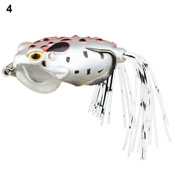 BESTSKY 14cm Frog Baits Simulated 3D Eyes Soft Topwater Bass Fishing Frog Lure Floating Toad for Outdoor