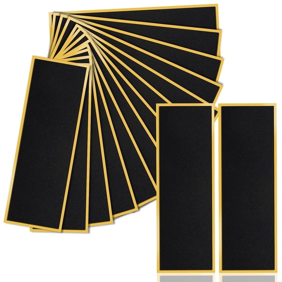 BESTSKY 15Pcs Fingerboard Foam Grip Tape,Finger Skateboard Grip Tape,Black | Strong Adhesive, 110 X 38 Mm, Mini Fingerboard Deck, Foam Grip Tape for Fingerboards Anti Slip Stickers