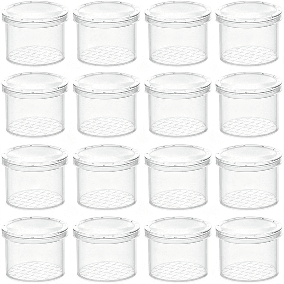 BESTSKY 16 Pieces Bug Viewer Critter Insect Cage Magnifying Insect Box Bug Magnifier Container Catcher Cage, Science Nature Exploration Tools Bug Catching Kit