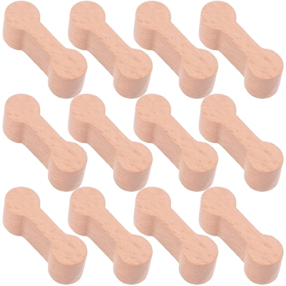 BESTSKY 16pcs Wooden Train Railway Tracks Connector Expansion Track Connector Railway Toys Part