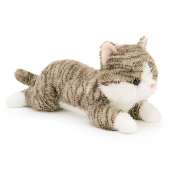 BESTSKY 19 Inch 3 Lbs Cat Weighted Stuffed Animals,Realistic Weighted Cat Stuffed Animal,Sensory Comfort Plush Throw Pillow,Soft Stuffed Kitty Plush Toy Gift for Adults Kids Youth