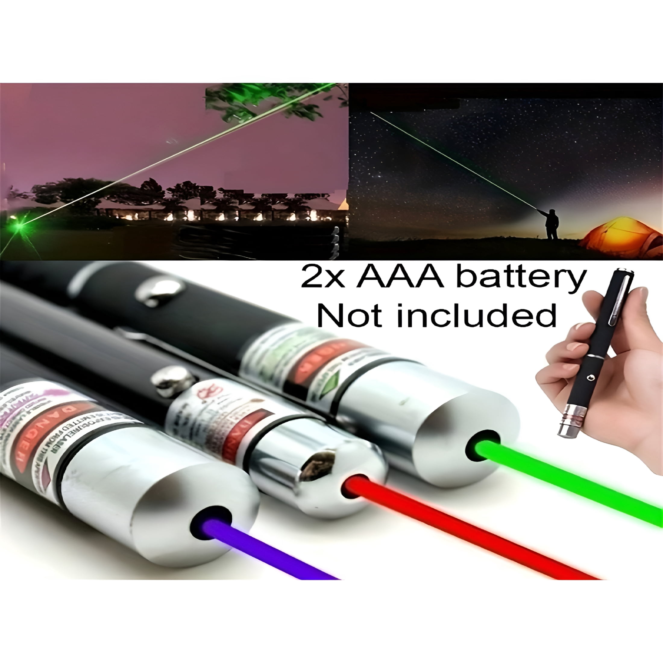 Pointer Light Course BESTSKY 1PC Laser Pointer High Power Laser Pointer Long Range Green ...