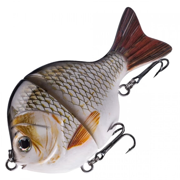BESTSKY 1PCS 9CM 34.5G Glide Bait Single-jointed Plastic Swimbait Sunfish Fishing Bass Lures