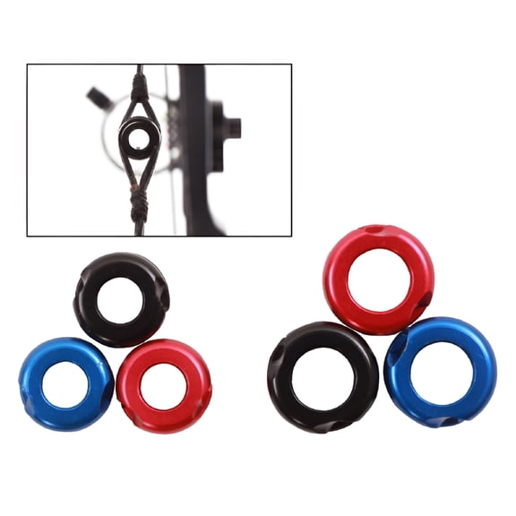 BESTSKY 1Pc Compound Bow Peep Sight 1/4 3/16 Hole Size Aluminium Hunting Black Bow Sights for Compound Bows