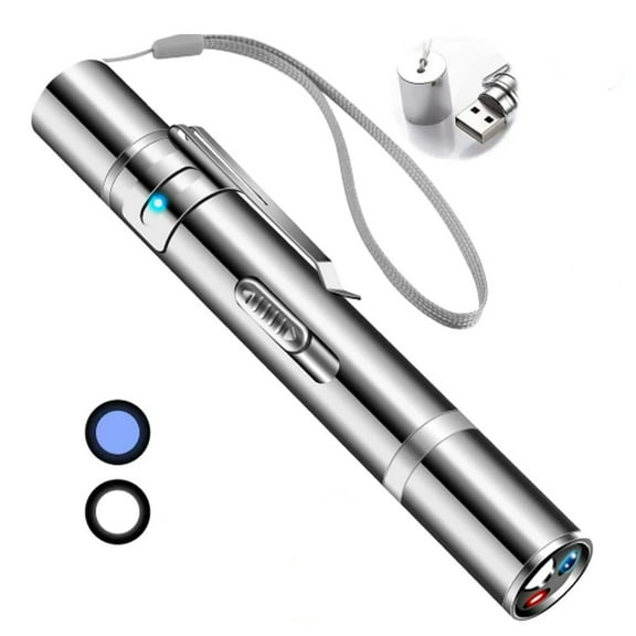 BESTSKY 1Pcs Laser Pointer Cat Toy, USB Rechargeable Cat Laser Pointer Toy, Portable Cat Laser with Multiple Light Sources