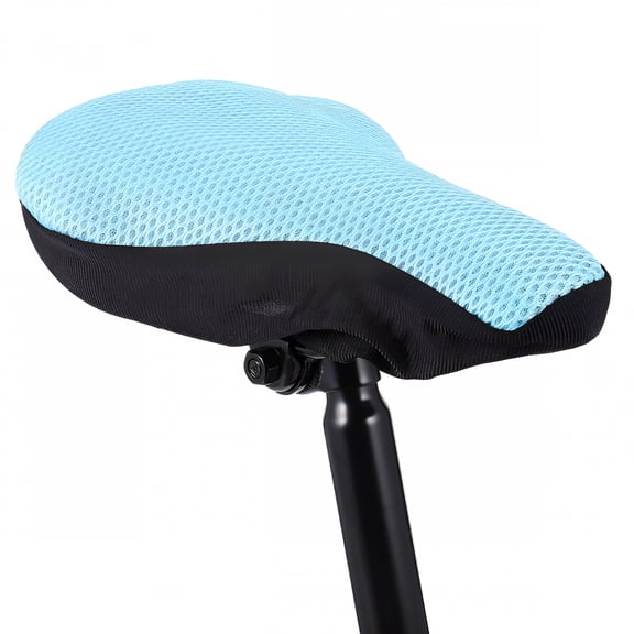 BESTSKY 1Set Kids Padded Bike Seat Cover Blue for Anti Shock and Comfort