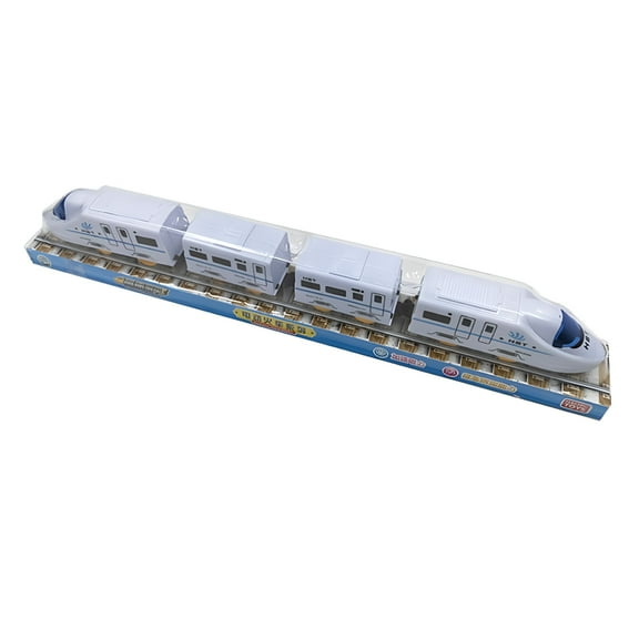 BESTSKY 1Set Plastic Train & Low Noises Toy Electric Bullet Train High-Speed Train Model
