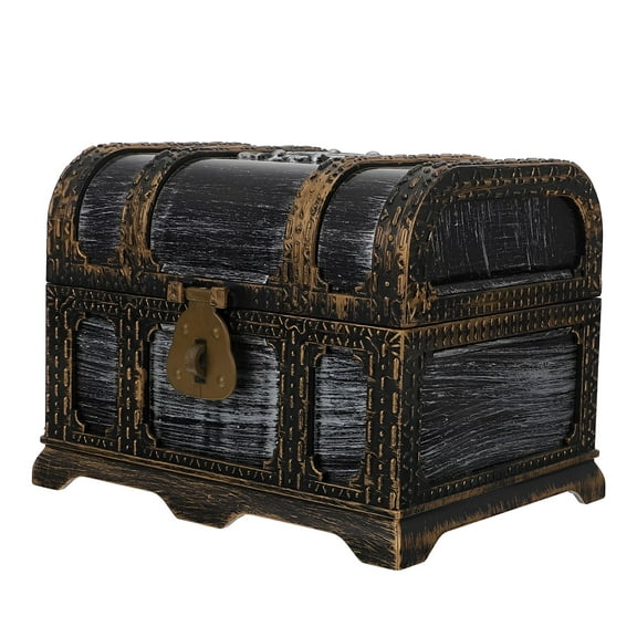BESTSKY 1pc Pirate Treasure Chest Kids Plaything Treasure Box Party Prop Treasure Chest