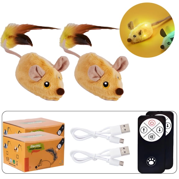 BESTSKY 2 Cat Toys,Automatic Stop Upon Collision Catnip Toys for Cats,Comfortable Scratching Experience Adjustable Speed Interactive Cat Toys,Style58