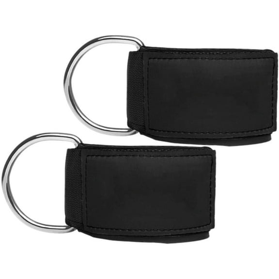 BESTSKY 2-Pack Adjustable Ankle Straps for Gym, Home Gym Accessories, Cable Machines Fastening System for Workout and Fitness Training