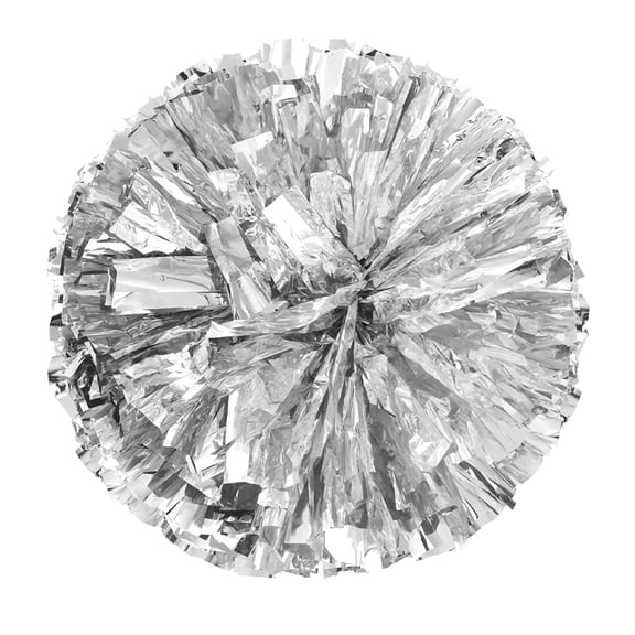 BESTSKY 2 Pack Cheerleader Pom Poms Sports Dance Cheer Plastic Pom Poms Cheerleading Chee Colorfast Metallic Cheerleader Pom Poms for Aerobics Balls Sports Competition (11.8" H x 12.5" W)