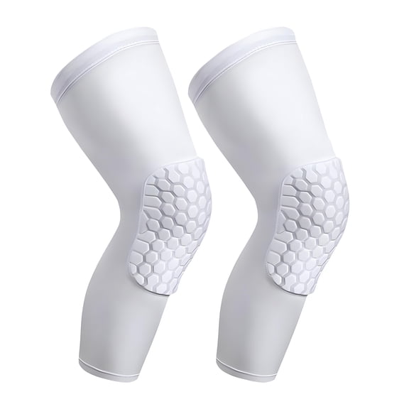 BESTSKY 2 Packs Volleyball Knee Pads,High-Density Elastic Nylon Fabric Knee Pads,Muscle Protection Basketball Knee Pads for Knee Shin Protection,L