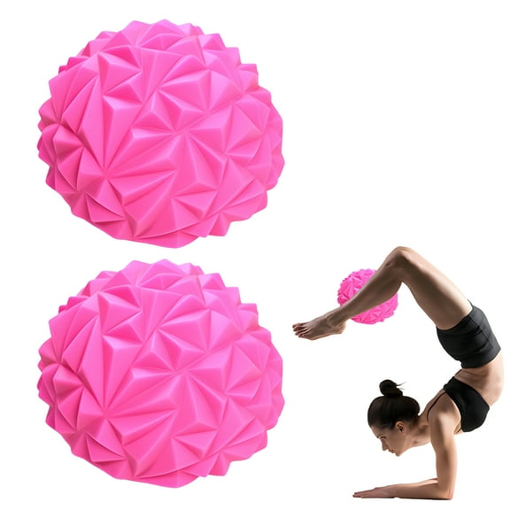 BESTSKY 2 Pcs Exercise Ball,6.3*6.3*3.15in Yoga Ball For Pregnancy,Anti-Slip Birth Ball,Pink