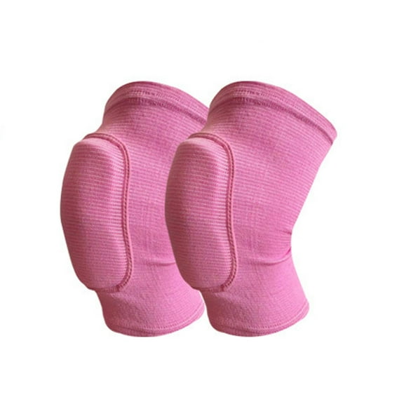 BESTSKY 2 Pcs Knee Brace for Women,Soft Fit Knee Pads for Men,Breathable Mesh Shock Absorbing Knee Sleeve,Pink