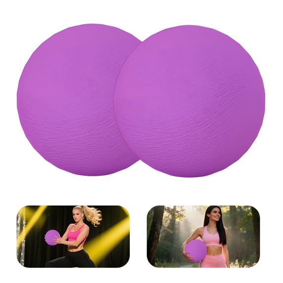 BESTSKY 2 Pcs Massage Ball,2.36in Foot Massage Ball,Sweatproof Therapy Ball,Purple