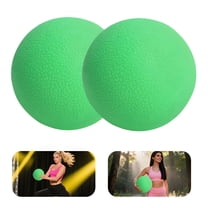 BESTSKY 2 Pcs Massage Ball,2.36in Massage Ball For Back,Sweatproof Therapy Ball,Green