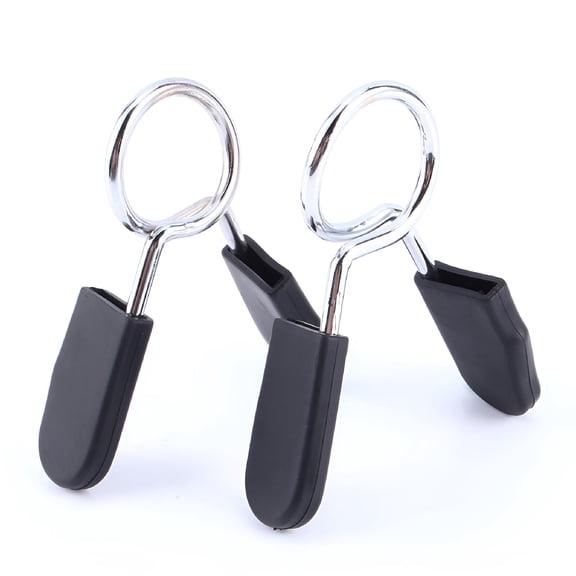 BESTSKY 2 Pcs Standard 25mm Barbell Dumbbell Lock Clamp Sp Collar Clip Yoga Training