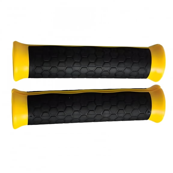 BESTSKY 2 Pieces Fitness Resistance Band Handles Exercise Band Handle Strength Training Pull Handles Workout Strong Grips Attachments Yellow