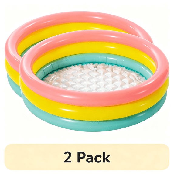 BESTSKY 2 pack) Inflatable Baby Pool - Sunset Glow - 34